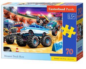 CASTORLAND Puzzle Monster Truck Show 70 dílků