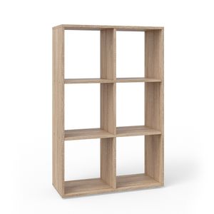 Vicco Room divider Karree, 72 x 107.8 cm, Sonoma