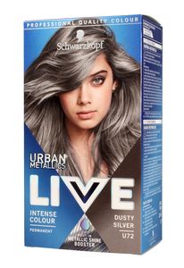 Schwarzkopf Live Urban Metallic Farba do włosów U72 Dusty Silver