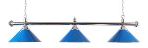 Billard-Leuchtstab mit drei Schirmen, blau
