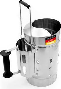 BigDean XXL Anzündkamin in extra robuster Edelstahl Qualität