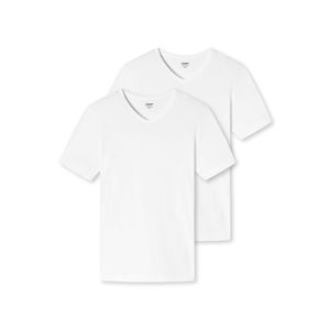 UNCOVER by SCHIESSER Herren T-Shirt 2er Pack - V-Ausschnitt Weiß XL