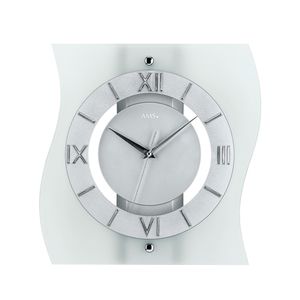 AMS Funk-Wanduhr, Funkwerk, 30x32x6cm, 5909