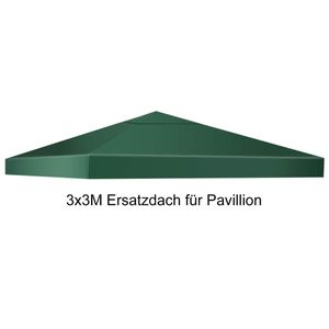 COSTWAY Pavilliondach Ersatzdach Pavillonplane Kaminabzug Dachabzug Gruen