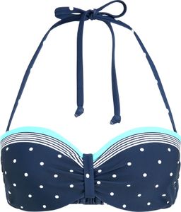 LASCANA Bandeau-Bikini-Top marine-türkis Größe 44 D LASCANA Bandeau-Bikini-Top marine-türkis Größe 44 D