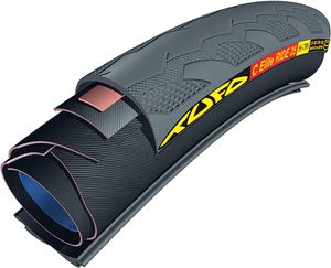 SportingGoods Tufo Elite Ride Reifen, rot/schwarz, 23mm 28"