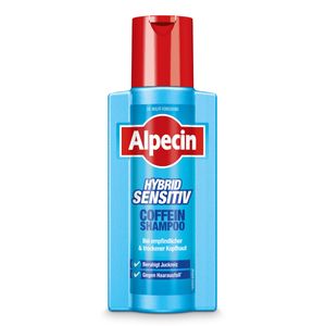 Alpecin Hybrid-Coffein-Shampoo, 250ml - Haarshampoo für Männer bei trockener, juckender Kopfhaut und Schuppen