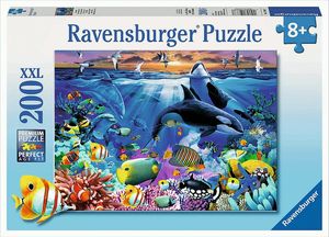 Lebendige Unterwasserwelt. XXL Puzzle (200 Teile)