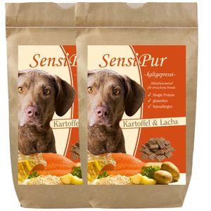 24kg - Schecker SensiPur kaltgepresst - glutenfrei - hypoallergen -Trockenfutter für adulte Hunde