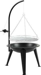 BBQ-Toro Schwenkgrill mit Grillrost Ø 55 cm | Holzkohlegrill, Feuerschale