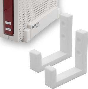 2x Wandhalterung FRITZ!Box 6690 / 6590 / 6591 AVM Fritzbox Halter Wandhaken Set