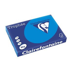 Clairalfa Multifunktionspapier Trophée A3 80 g/qm karibikblau 500 Blatt