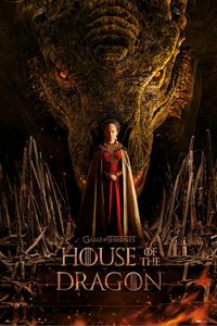 House of the Dragon - Rhaenyra Targaryen - Film Poster Plakat - Größe 61x91,5