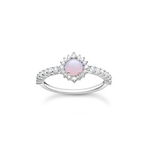 Thomas Sabo TR2344-166-7 Ring Damen Opal-Imitation Rosa Silber Gr. 54