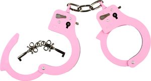 Handschellen mit Schlüssel pink rosa Neu Karneval Fasching