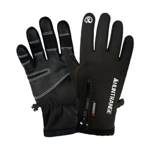 S Winter Warme Handschuhe Mit Reissverschluss Anti-Rutsch Winddicht Wasserdicht Reflektierende Skihandschuhe