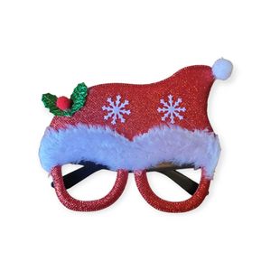 Vánoční brýle se santovskou čepicí
