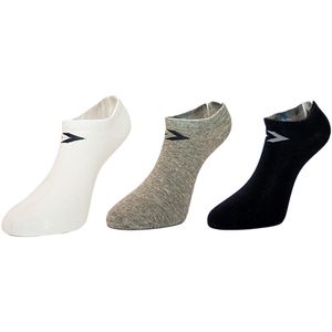 3er Pack CONVERSE Basic Low-Cut Sneakersocken Damen white/grey mid grey mel black/grey 35-38