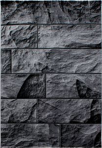 Teppium Teppich Wohnzimmer Modern 3D-Wandmuster Teppich, Kurzflor Teppich, Weich und Pflegeleicht, Schwarz-3, 160 x 230 cm