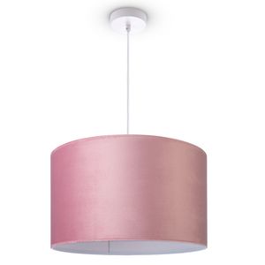 Pendelleuchte Stehleuchte Dreibein Wohnzimmer Lampenschirm Velours Unifarben E27