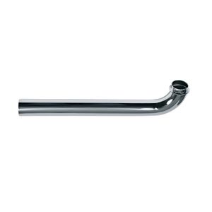 Ablaufbogen Ablaufrohr Abflussrohr Küchenablauf Wasserabflussbogen Abflussbogen 300mm chrom Spülbeckensiphon