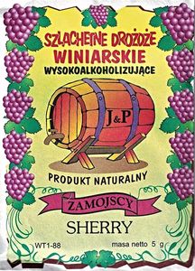 HUGBERT Weinhefe SHERRY für schwere Weine 100% natürlisches Produkt Hefe, Wein, 1 Stück