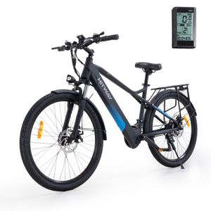E-Bike Elektrofahrrad 26 Zoll Pedelec E-Citybike mit 36V/11,2Ah Lithium-Akku,Shimano 21 Gängen,Deine verlässlichen Begleiter im Alltag schwarz