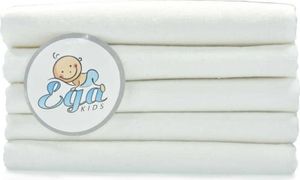 Ega KIDS | Flanellwindeln 5er Set - 70 x 80 cm - Weiß - Weich und saugfähig - Hochwertige Baumwolle