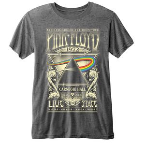 Pink Floyd - Tričko "Carnegie Hall" pre mužov/dámy Uni RO5530 (XXL) (antracit)