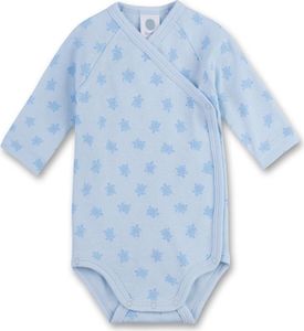 Sanetta Baby Langarm Wickelbody Schildkröten blau 50