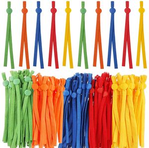 100 Stück Gummibändern zum Nähen,elastisches Gummikordel,gummi nähen,gummiband für mundschutz,verstellbaren gummiband,gummi weich,Heimwerken gummiband(E)