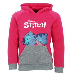 Disney Stitch Kinder Fleece Hoodie Kapuzenpullover Pulli Pullover – Rosa / 104