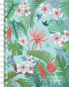 herlitz Spiralbuch Ladylike "Jungle" DIN A5 kariert 100 Blatt