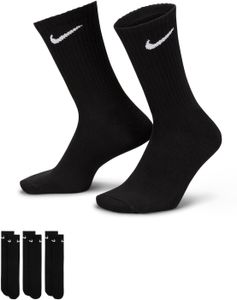 Nike Socken NIKE EVERYDAY 3 Paar Sportsocken Freizeitsocken schwarz, Größe:38-42