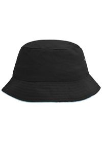 Trendiger Hut aus weicher Baumwolle black/mint, Gr. L/XL