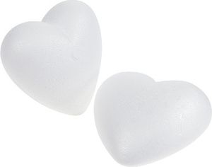 Styroporherz 5cm Deko Herzen 10er Pack Valentinstag Hochzeit