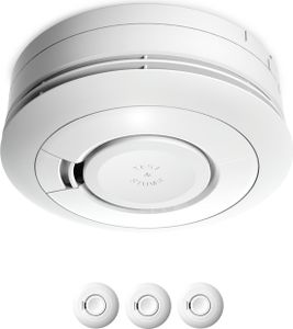 3x Ei Electronics Ei650 Rauchwarnmelder - Rauchmelder mit 10 Jahres Batterie - Bestnote Stiftung Warentest