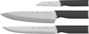 WMF Kineo Messerset Küche 3-teilig, 3 Küchenmesser scharf, geschmiedet Performance Cut Kochmesser, Zubereitungsmesser, Gemüsemesser