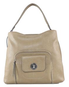 GERRY WEBER Schultertasche All In Hobo Grey hellbraun