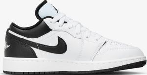 BUTY NIKE AIR JORDAN 1 LOW 553560-132 biało czarne skórzane 40 biały