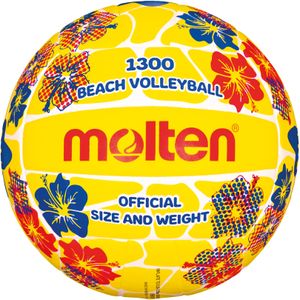 molten Beachvolleyball V5B1300 blumen/gelb