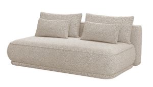 Selsey Schlafsofa Leanno - Couch mit Schlaffunktion, Boucle-Bezug in Beige, 210 cm