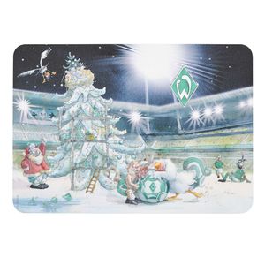 SV Werder Bremen Brettchen Frühstücksbrettchen Werder Weihnacht