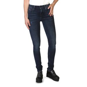 Tommy Hilfiger Damen Jeans Jeanshose Markenjeans, mit Reißverschluss, Größe:24, Farbe:Blau-marine