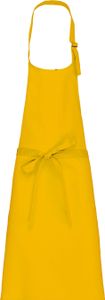 Kariban Schürze aus Baumwollpolyester ohne Tasche K8000 yellow one size
