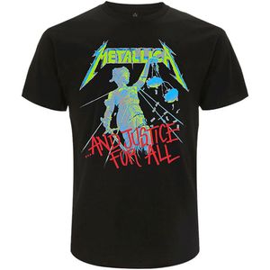 Metallica - "And Justice For All" T-Shirt für Herren/Damen Unisex RO539 (L) (Schwarz)
