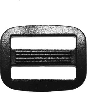 10 Kunststoff Regulator Gurtversteller Leiterschnallen Gurtband Größen Farbwahl, Größe:A 31x24mm I 25x5mm, Farbe:schwarz