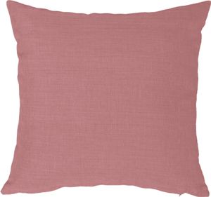 Kissenbezug 40x40 cm altrosa Struktur Leinenoptik Kissenhülle für Dekokissen