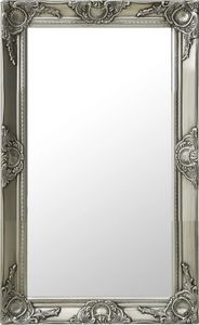 Prolenta Premium - Wandspiegel im Barock-Stil 50x80 cm Silbern