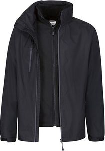 Regatta Honestly Made Herren Zimní bunda Honestly Made Recycled 3v1 TRA154 Schwarz Black/Black 3XL